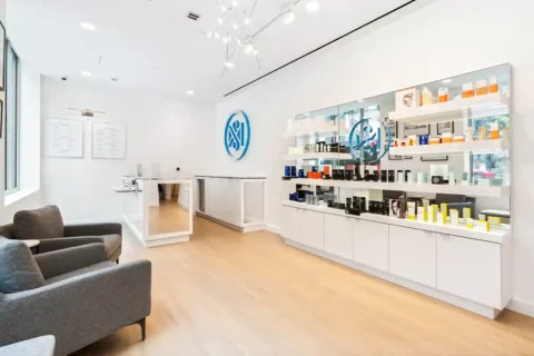 Silver Mirror Facial Bar