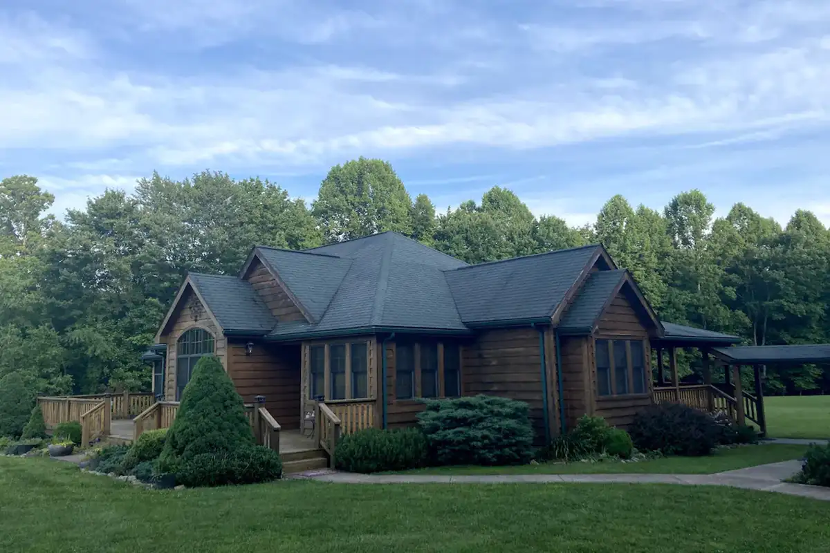 Exterior of The Bee Glade Cabin
