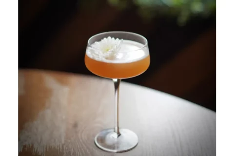 Gin cocktail at Alice Cocktail bar