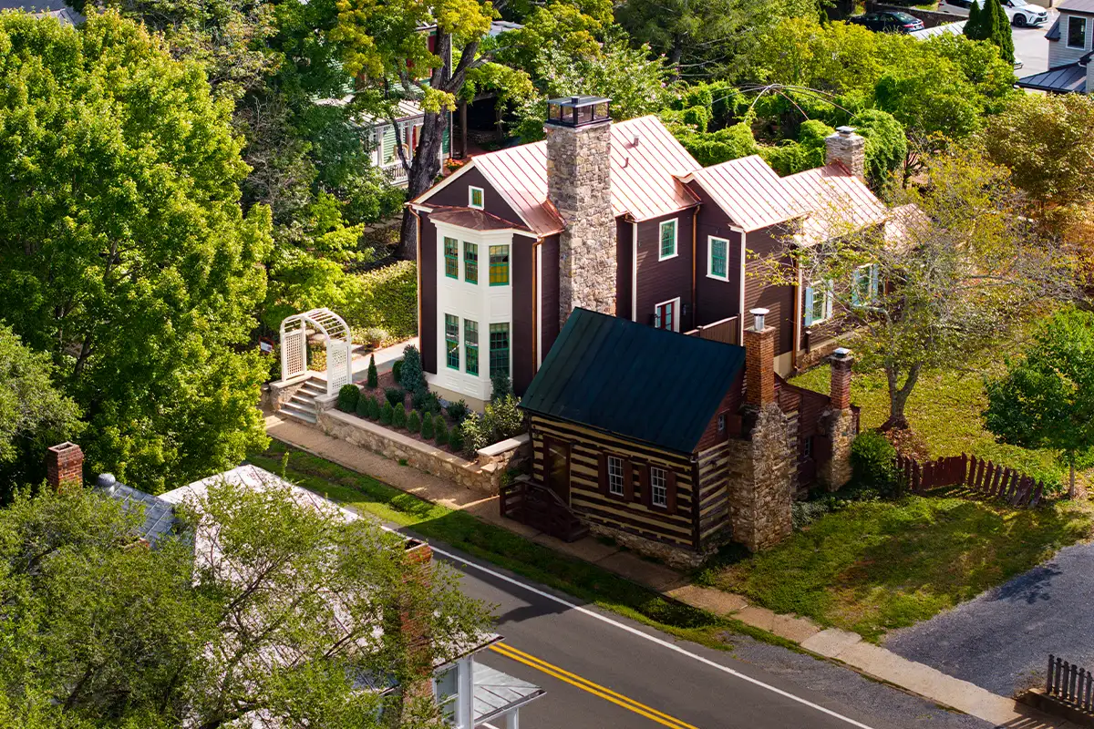 Aerial view of the Cardinals Nest