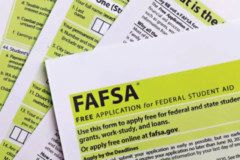FAFSA form