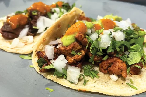 Tacos at Mancha Cocina