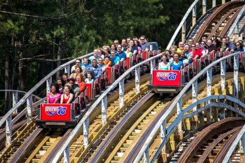 Racer 75 coaster at Kings Dominion