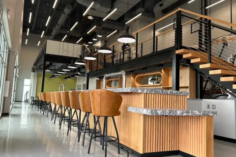 Bar at Route 7 Brewing