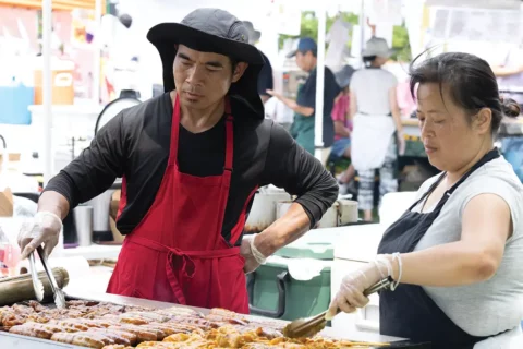Vendors at NVA Thai Market