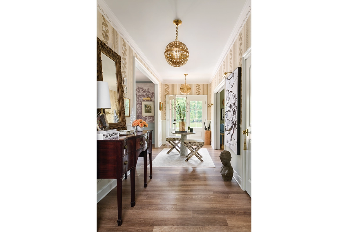 Entrance hall of Valerie Darden's home