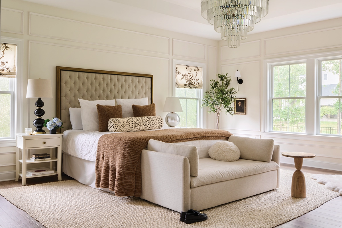 Bedroom at Valerie Darden's house