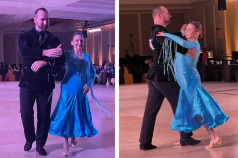 davida luehrs dancing with partner