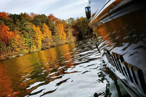 Fall foliage at Lake Anna