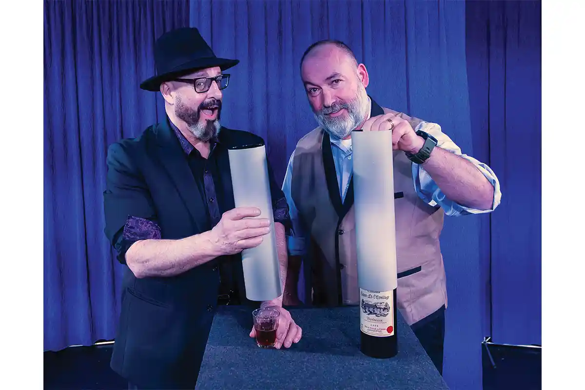 Dr. ken jones and alec negri, magicians