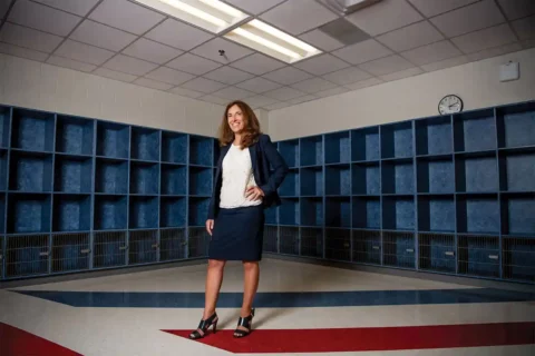 Ann Bonitatibus, principal of Thomas Jefferson High School for Science and Technology