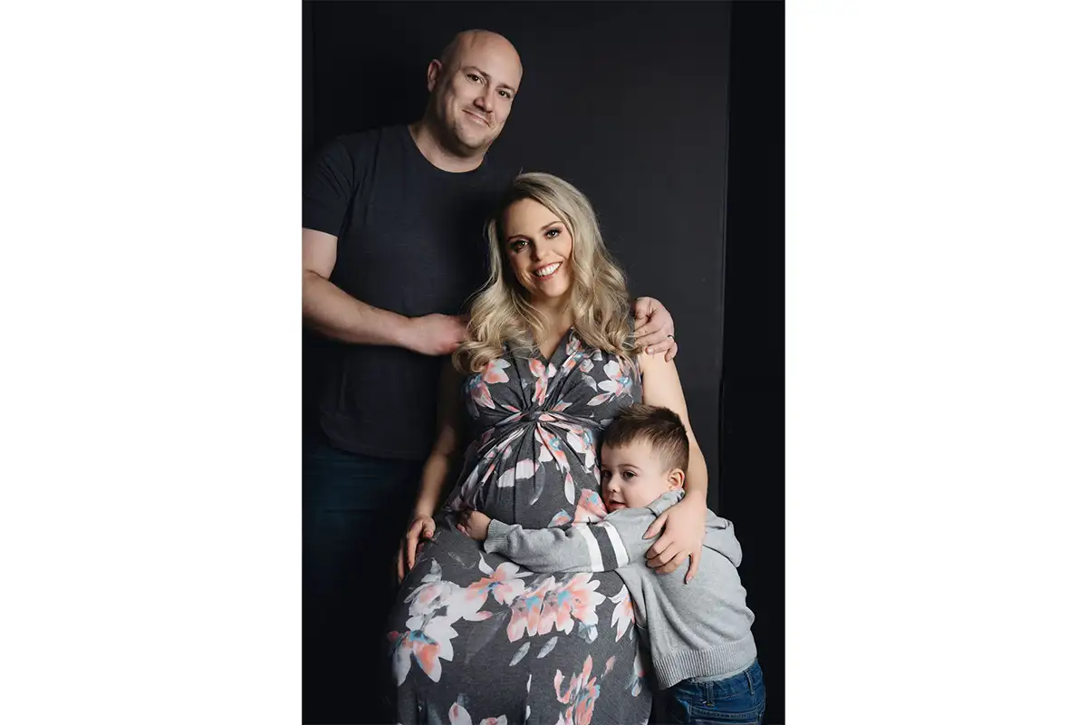 Nicole Martin and family