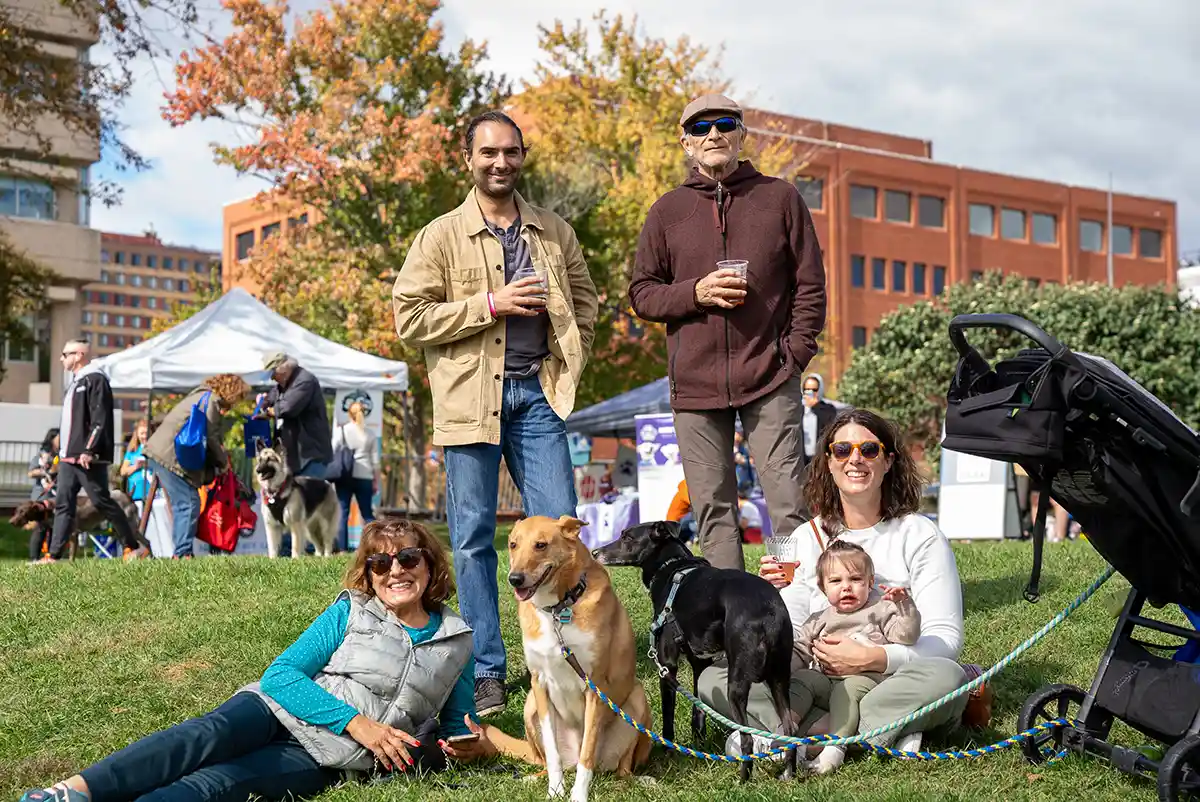 Paws in the Park is a family-friendly event. (Courtesy Animal Welfare League of Alexandria)