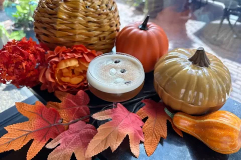 Pumpkin spice espresso martini