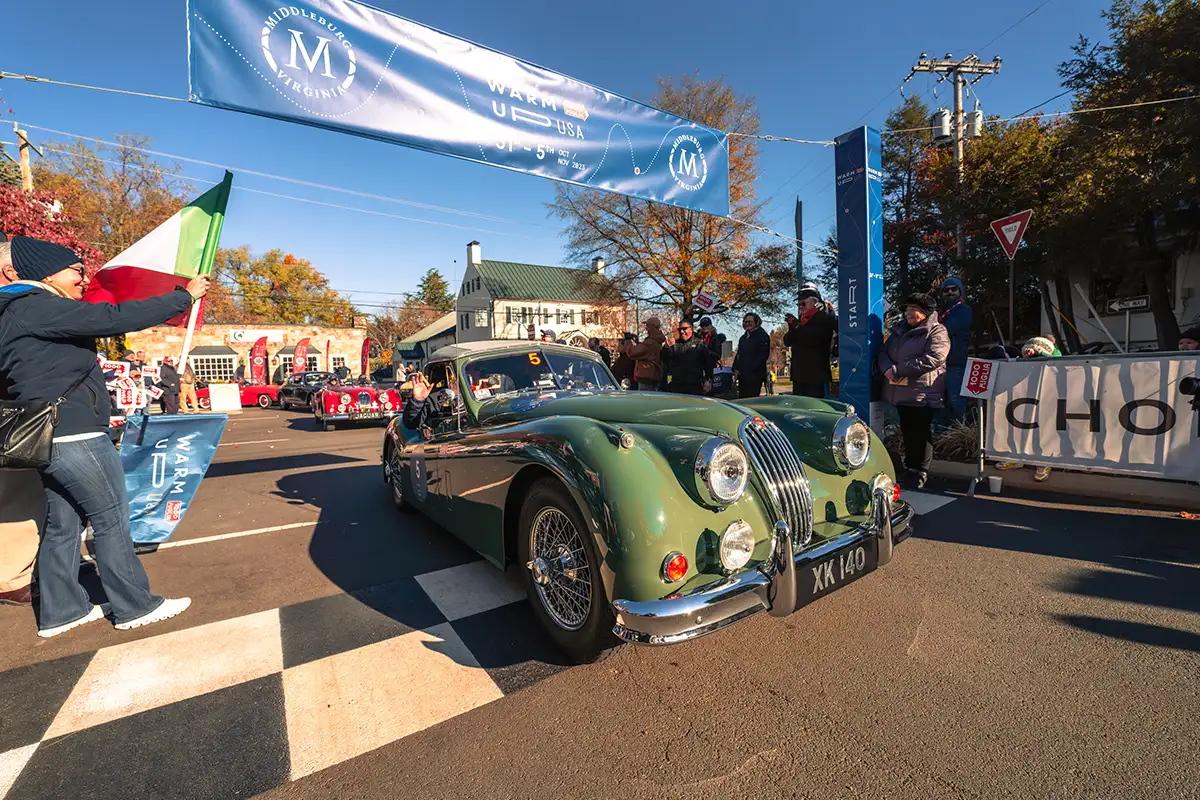Car crosses finish line in Middleburg
