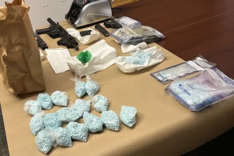 drug trafficking evidence seized in arrest of Stewart Skinner of Woodbridge