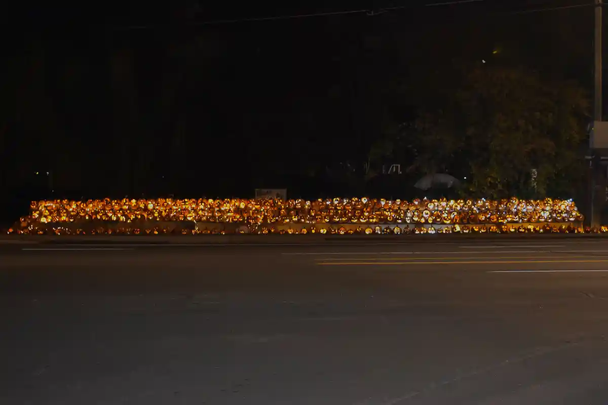 pumpkin illuminight display