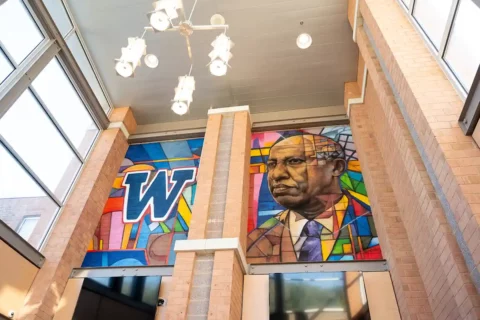 Carter G. Woodson High School mural