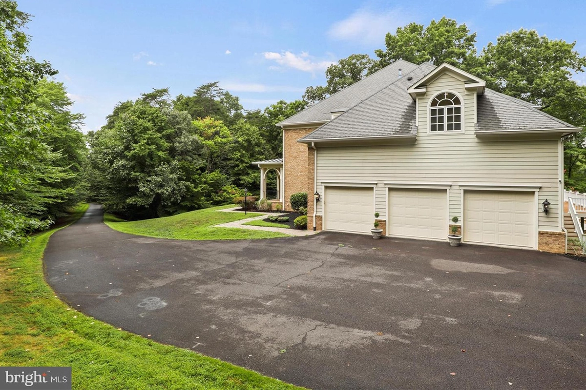 Garage and driveway
