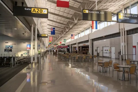 Dulles International Airport terminal