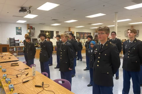 JROTC students
