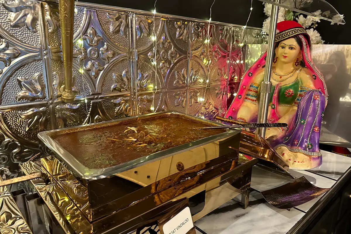 Food at Maharani Palace buffet