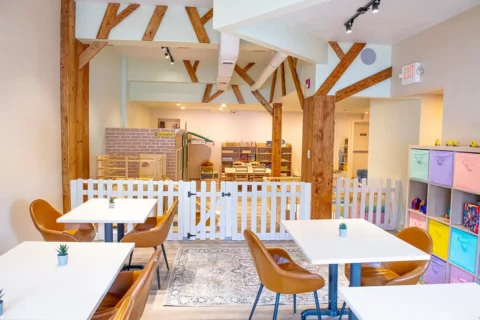 Mulberry Lane seating and play space