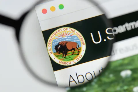 Interior department logo