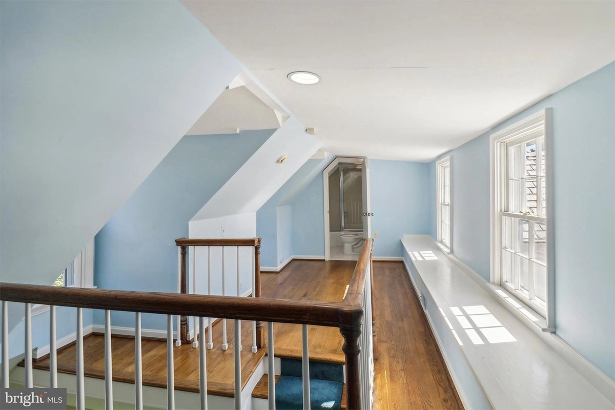 The attic of 10650 Gunston Rd.