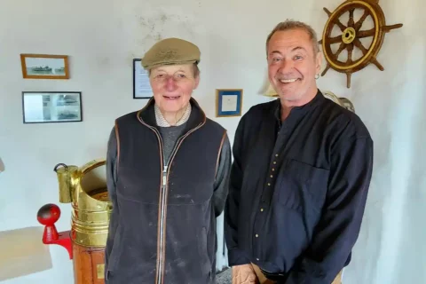 Sir Lachlan and Buzz McClain