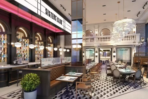 sisters thai interior at capital one center
