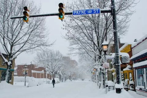 Snow in Alexandria