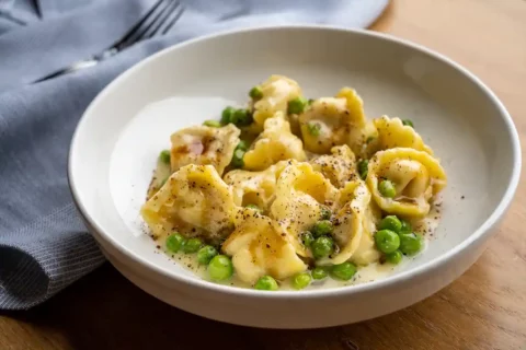spring pea ravioli