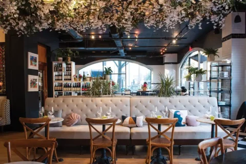 Virginia's Darling dining room
