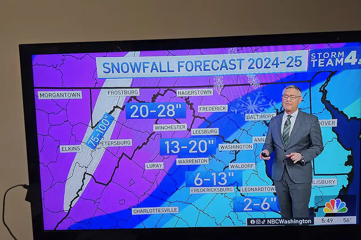 A La Nina winter means less snow.