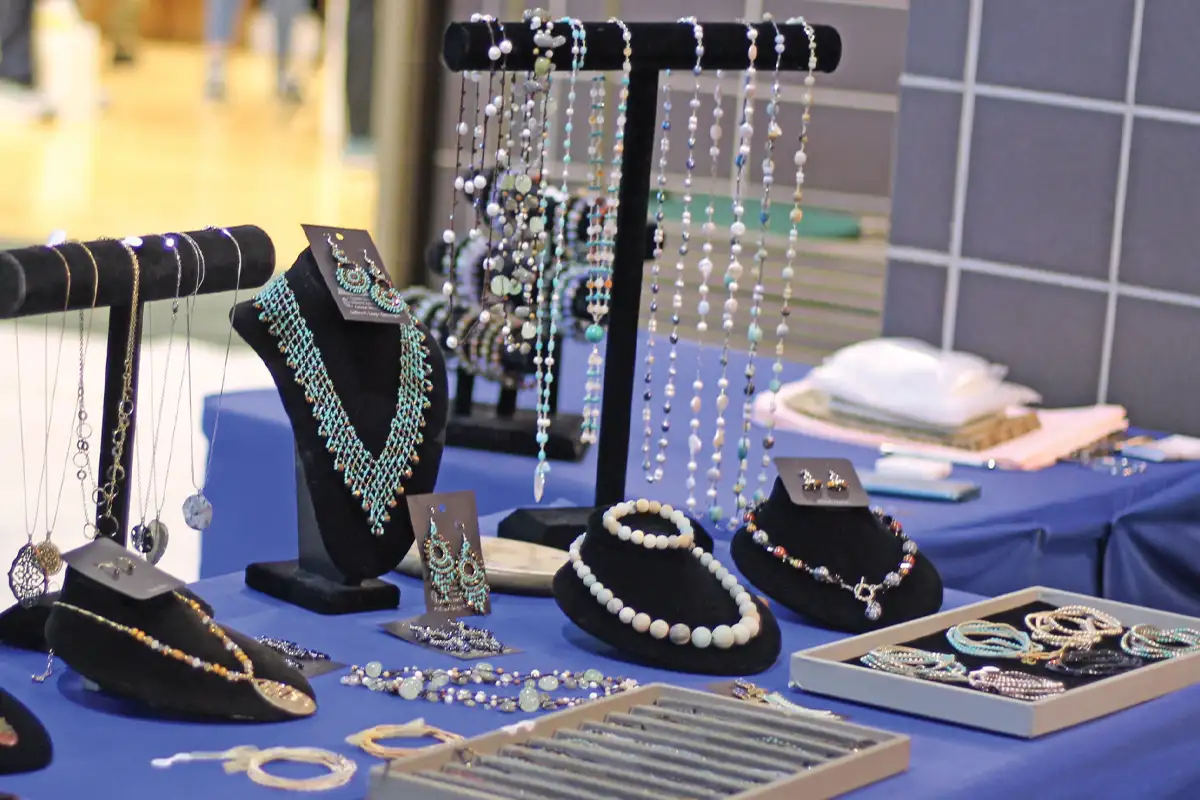 Jewelry at Holiday Fine Arts and Crafts Show