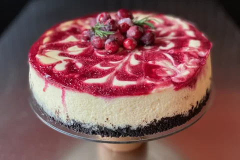 Cranberry Cheesecake