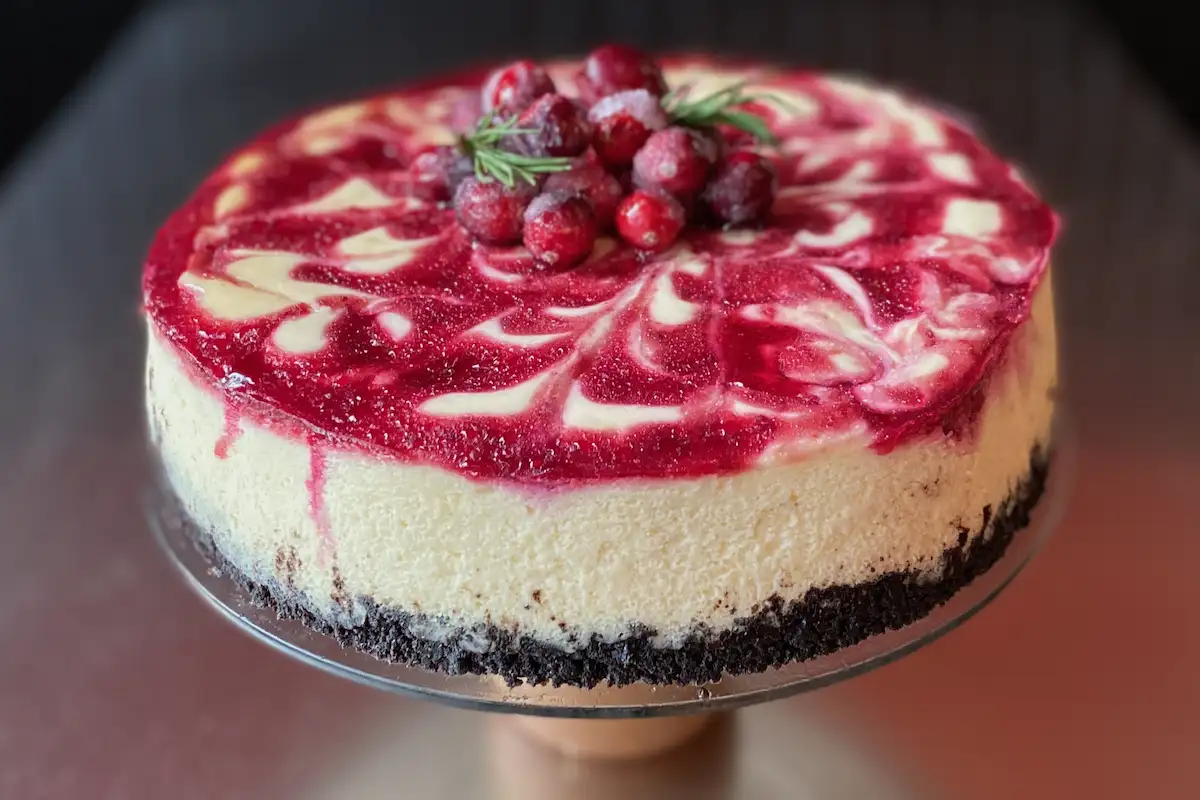 Cranberry Cheesecake