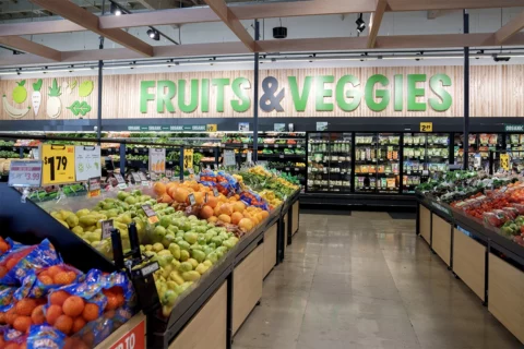 Amazon Fresh Produce section