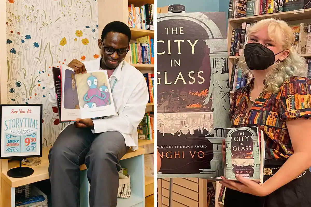 Kai Olorode and Samantha White