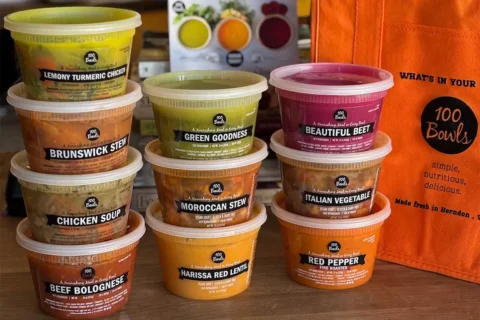 Selection of soups