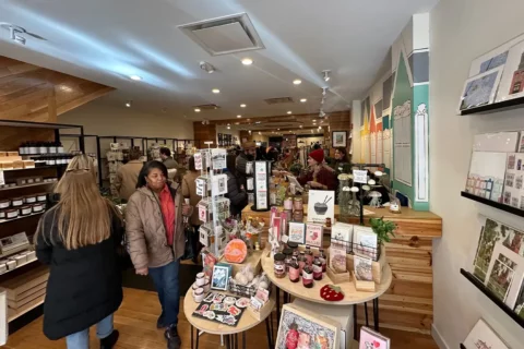 Shoppers at Alexandria Warehouse Sale