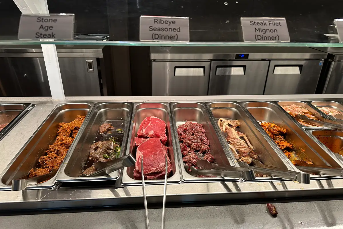 KBBQ meats at Running Dish