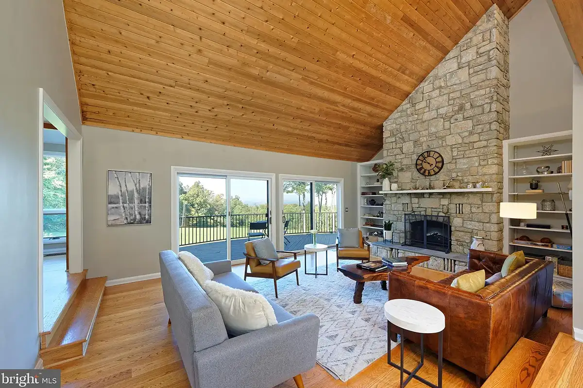 Living room in 20615 Blueridge Mountain Rd.