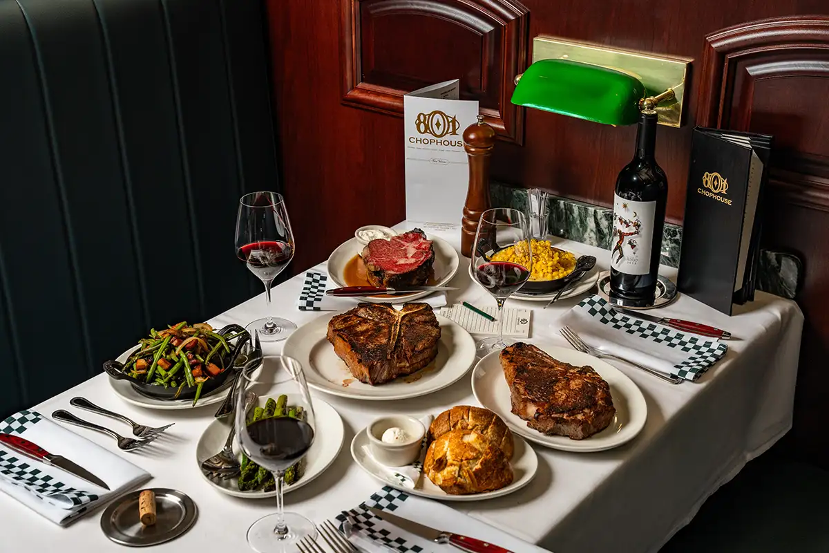 Food at 801 Chophouse