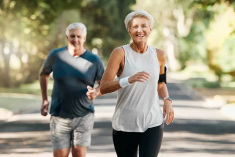Couple runnning