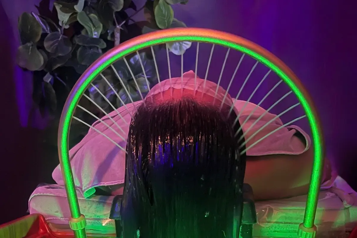 Head spa service at Spa Restoration Center