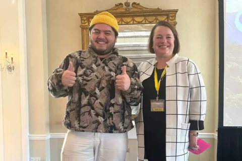 Lisa Dubois and Eric Cruz