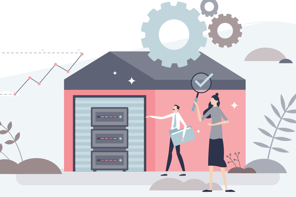 data center illustration