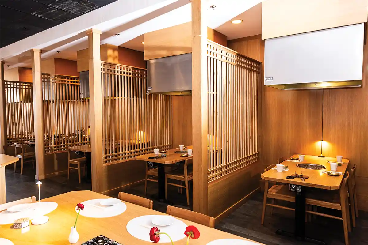 dining room at The Woo Korean BBQ and Cuisine